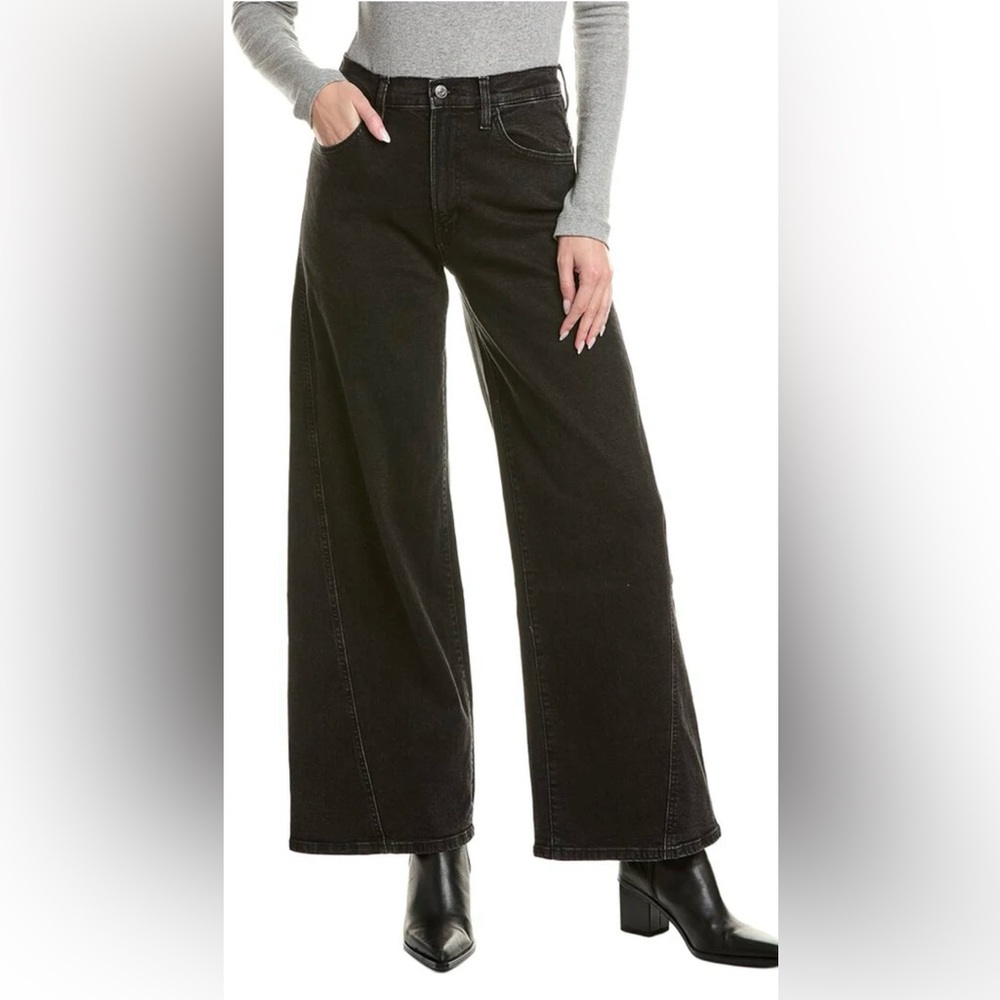 New With Tags Hudson Jamie Forward Seam High Waist Wide Leg Jeans (29)